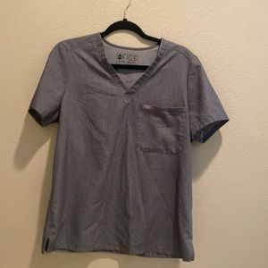 Figs Graphite Catarina One-Pocket Scrub Top